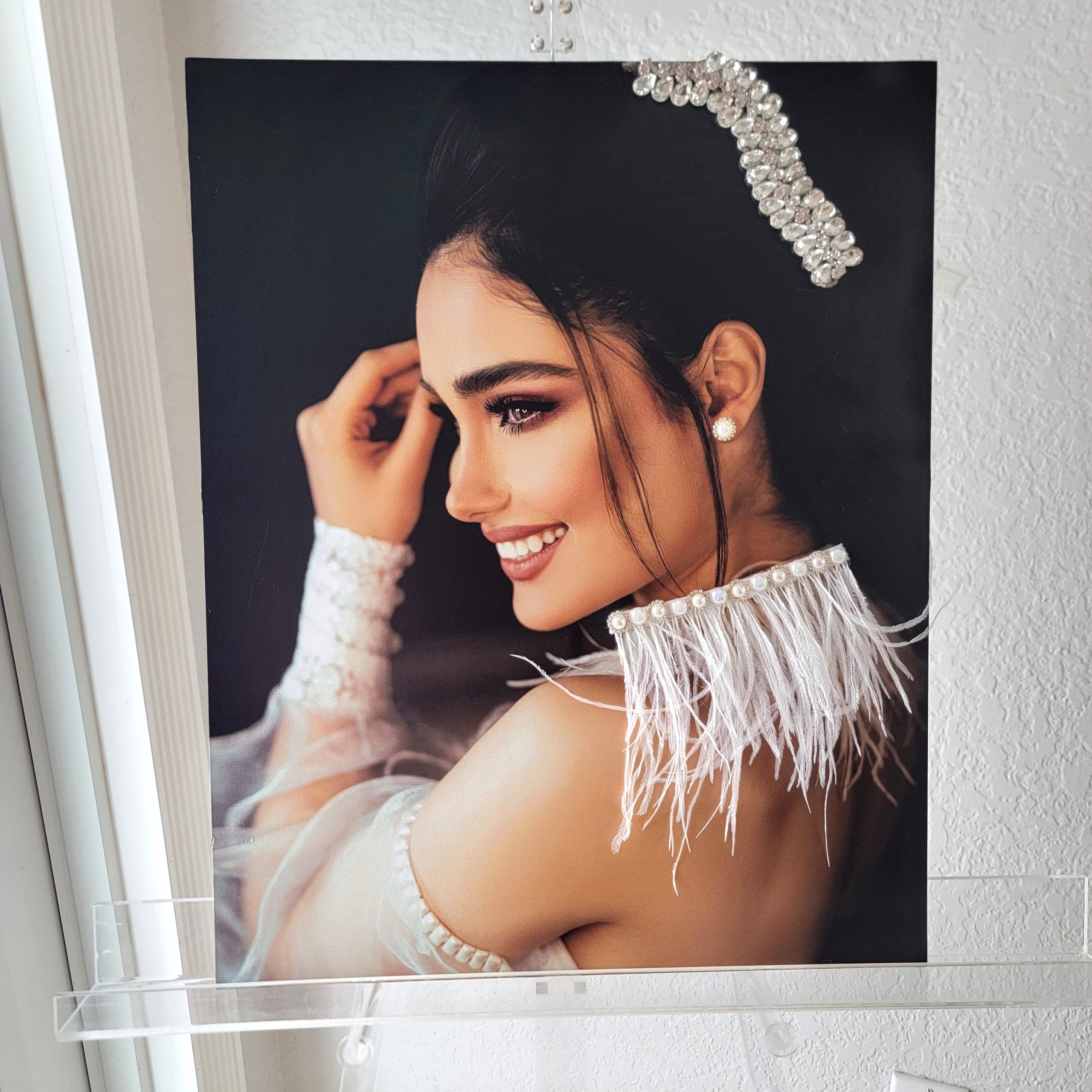 Lux Portrait, mixed media professional prints