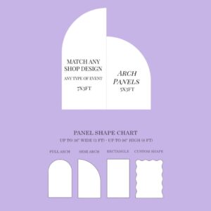 Foam Board Arch backdrop